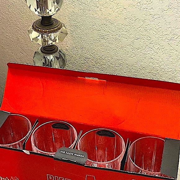 RIEDEL ANGURI DOUBLE OLD FASHIONED WHISKY CRYSTAL SET OF 4 GERMANY NEW 12 oz - Picture 9 of 10